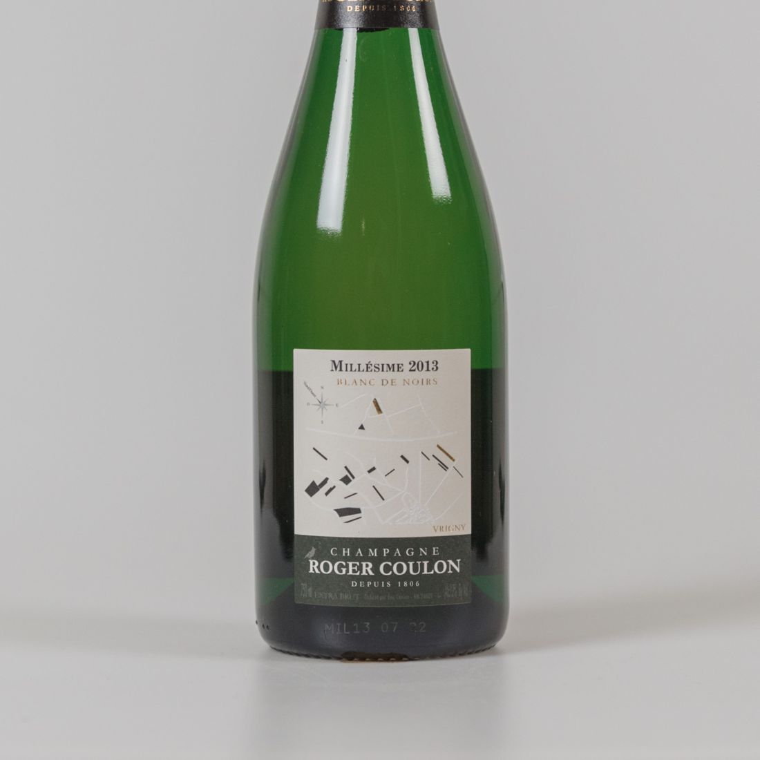 champagne millsime 2013 franc de pied pinot noirmeunier